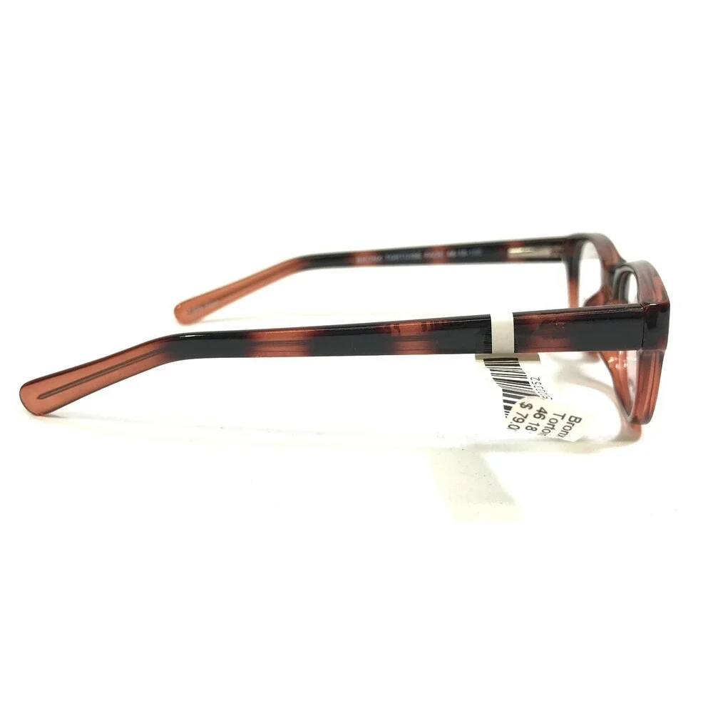 Affordable Designs Eyeglasses Frames BRONX TORTOISE FADE Square Matte 46-18-130